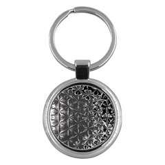 Lunar Eclipse Abstraction Key Chain (round) by MRNStudios