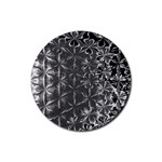 Lunar Eclipse Abstraction Rubber Round Coaster (4 pack)  Front