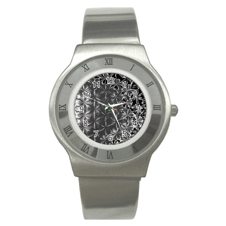 Lunar Eclipse Abstraction Stainless Steel Watch