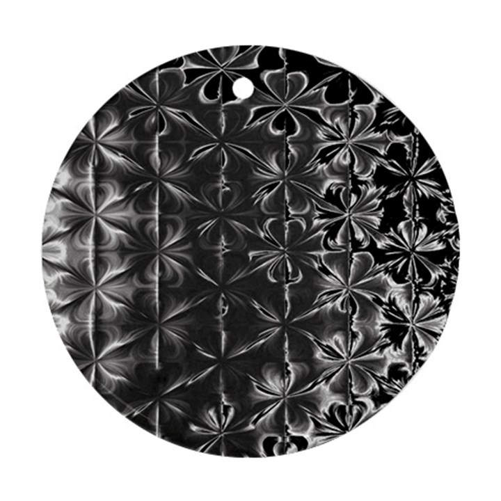 Lunar Eclipse Abstraction Round Ornament (Two Sides)