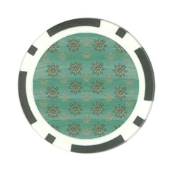 Beautiful Flowers Of Wood In The Starry Night Poker Chip Card Guard by pepitasart