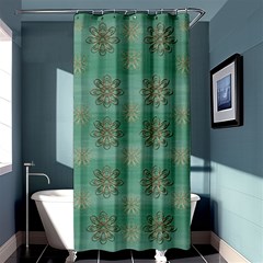 Beautiful Flowers Of Wood In The Starry Night Shower Curtain 36  X 72  (stall)  by pepitasart