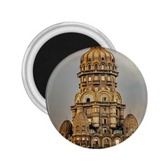 Salvo Palace Exterior View, Montevideo, Uruguay 2 25  Magnets by dflcprintsclothing