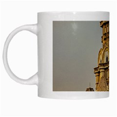 Salvo Palace Exterior View, Montevideo, Uruguay White Mugs by dflcprintsclothing