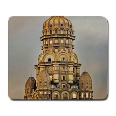 Salvo Palace Exterior View, Montevideo, Uruguay Large Mousepads by dflcprintsclothing