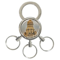 Salvo Palace Exterior View, Montevideo, Uruguay 3-ring Key Chain by dflcprintsclothing