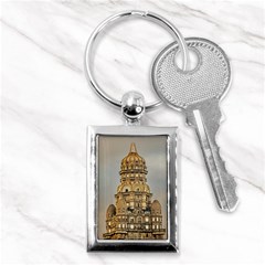 Salvo Palace Exterior View, Montevideo, Uruguay Key Chain (rectangle) by dflcprintsclothing