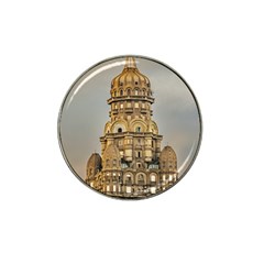 Salvo Palace Exterior View, Montevideo, Uruguay Hat Clip Ball Marker by dflcprintsclothing