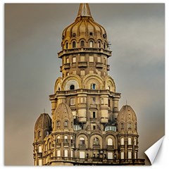 Salvo Palace Exterior View, Montevideo, Uruguay Canvas 20  X 20  by dflcprintsclothing