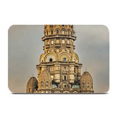 Salvo Palace Exterior View, Montevideo, Uruguay Plate Mats by dflcprintsclothing