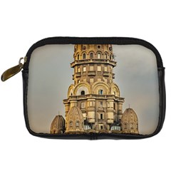 Salvo Palace Exterior View, Montevideo, Uruguay Digital Camera Leather Case by dflcprintsclothing