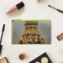 Salvo Palace Exterior View, Montevideo, Uruguay Cosmetic Bag (xs) by dflcprintsclothing