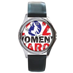 Womens March Round Metal Watch by happinesshack