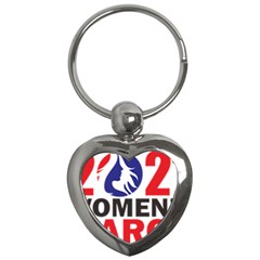 Womens March Key Chain (heart) by happinesshack