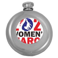 Womens March Round Hip Flask (5 Oz)