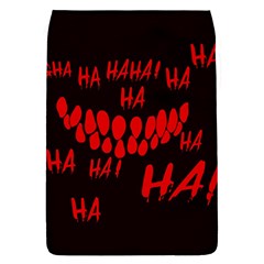 Demonic Laugh, Spooky Red Teeth Monster In Dark, Horror Theme Removable Flap Cover (s) by Casemiro