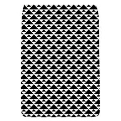 Black And White Triangles Pattern, Geometric Removable Flap Cover (s) by Casemiro