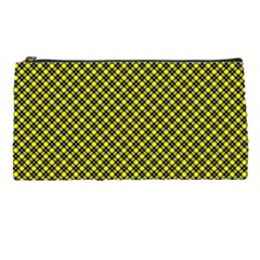 Cute Yellow Tartan Pattern, Classic Buffalo Plaid Theme Pencil Case by Casemiro