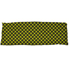 Cute Yellow Tartan Pattern, Classic Buffalo Plaid Theme Body Pillow Case Dakimakura (two Sides) by Casemiro