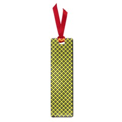 Cute Yellow Tartan Pattern, Classic Buffalo Plaid Theme Small Book Marks by Casemiro