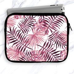 Pink Leaves Apple Ipad 2/3/4 Zipper Cases by goljakoff