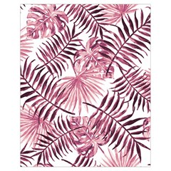 Pink Leaves Drawstring Bag (small)