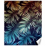 Tropical leaves Canvas 8  x 10  8.15 x9.66  Canvas - 1