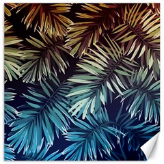 Tropical Leaves Canvas 16  X 16  by goljakoff