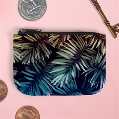 Tropical Leaves Mini Coin Purse by goljakoff