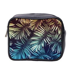 Tropical Leaves Mini Toiletries Bag (two Sides) by goljakoff