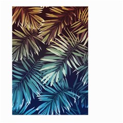 Tropical Leaves Large Garden Flag (two Sides) by goljakoff