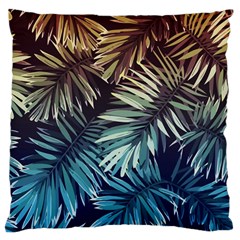 Tropical Leaves Large Cushion Case (one Side)