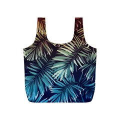 Tropical Leaves Full Print Recycle Bag (s) by goljakoff