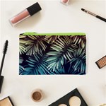 Tropical leaves Cosmetic Bag (XS) Front