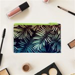 Tropical leaves Cosmetic Bag (XS) Back