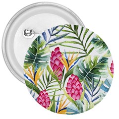 Tropical Flowers 3  Buttons by goljakoff