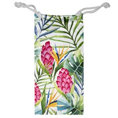 Tropical Flowers Jewelry Bag by goljakoff