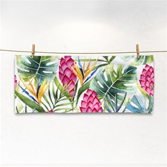 Tropical flowers Hand Towel