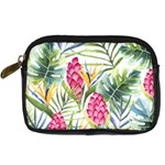 Tropical flowers Digital Camera Leather Case Front