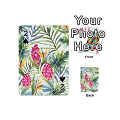 Tropical flowers Playing Cards 54 Designs (Mini)