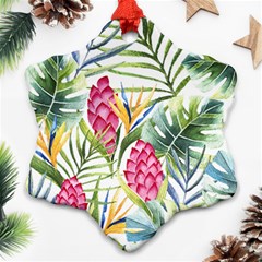 Tropical flowers Ornament (Snowflake)