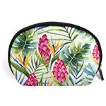 Tropical flowers Accessory Pouch (Large) Front