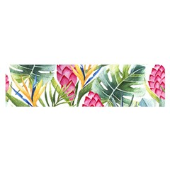 Tropical Flowers Satin Scarf (oblong) by goljakoff