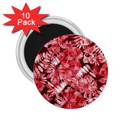 Red Leaves 2 25  Magnets (10 Pack)  by goljakoff