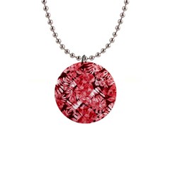 Red Leaves 1  Button Necklace by goljakoff