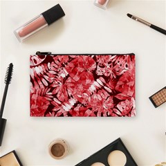 Red Leaves Cosmetic Bag (small) by goljakoff