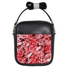 Red Leaves Girls Sling Bag by goljakoff