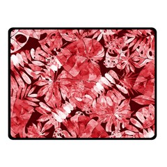 Red Leaves Fleece Blanket (small) by goljakoff