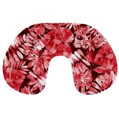 Red Leaves Travel Neck Pillow by goljakoff