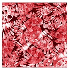 Red Leaves Large Satin Scarf (square) by goljakoff